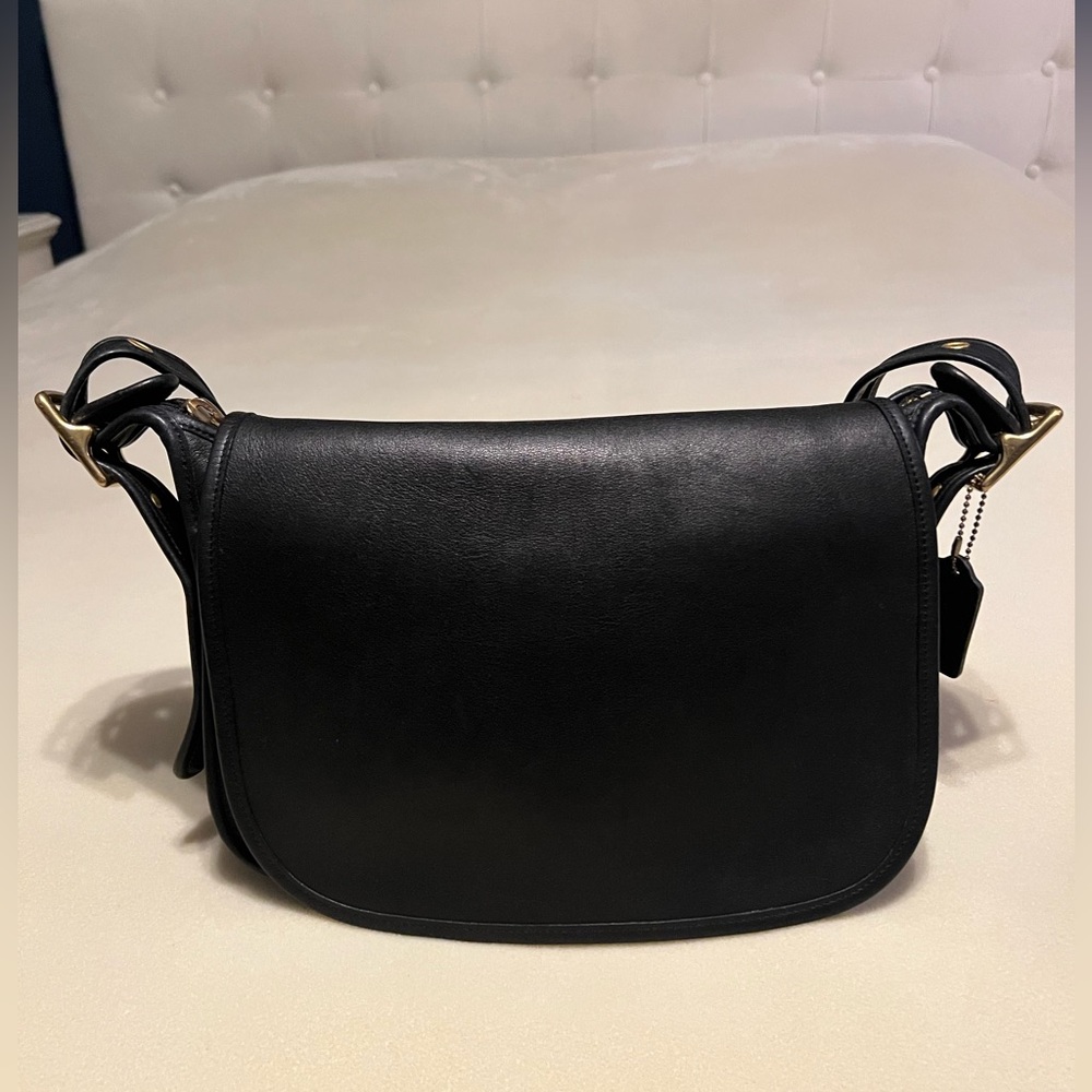 Vintage Coach Patricia's Legacy Black Bag 9951